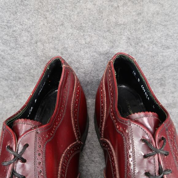 Florsheim Shoes Mens 10 Wingtip Oxfords Imperial Quality Classic Leather Formal main image 10
